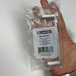 NEW Liberty 3-3/4" (96mm) Aluminum Plaza Drawer Pull - PN6504H-AL-C